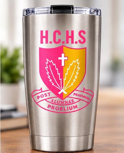 HCHS Crest Tumbler (Silver) - Carmel