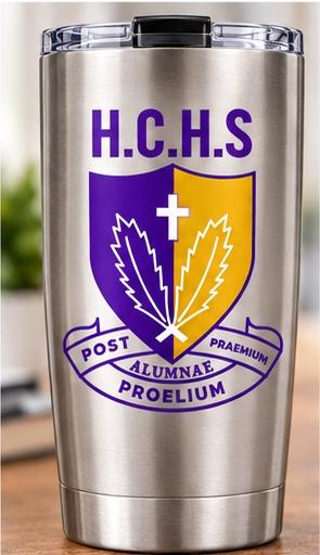 HCHS Crest Tumbler (Silver) - Clairvouix
