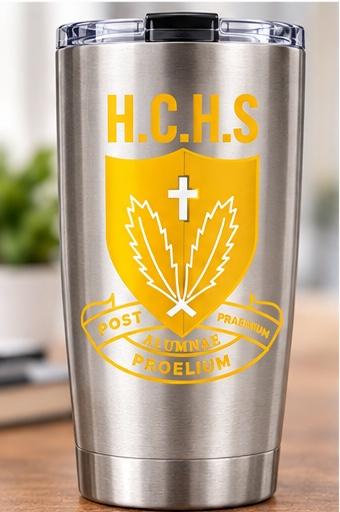 HCHS Crest Tumbler (Silver) - Fatima